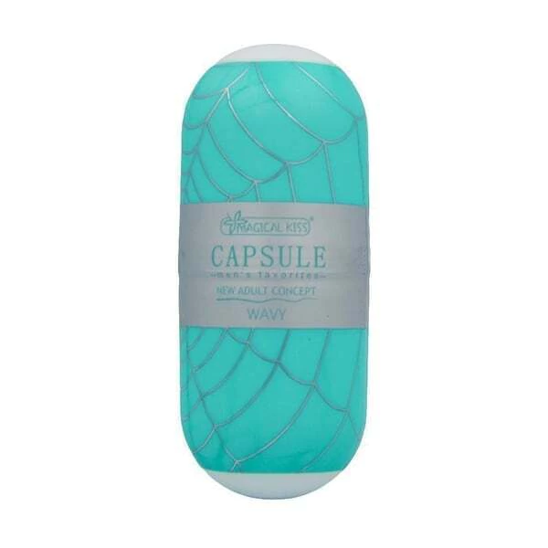 Masturbador Masculino Formato Cápsula Mágica Kiss – Prazer Compacto e Intenso - Imagem 7