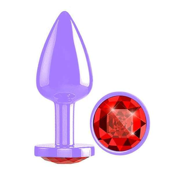 Plug Anal Diamond Colors Lilás Delicious P - Imagem 4