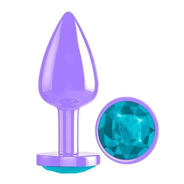 Plug Anal Diamond Colors Lilás Delicious P - Imagem 5