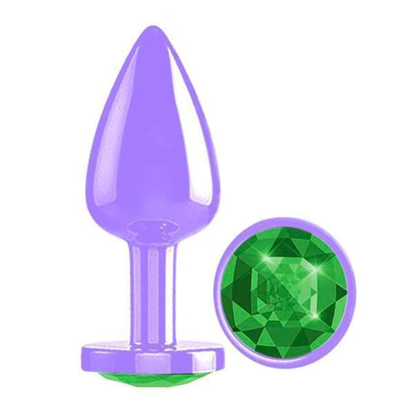 Plug Anal Diamond Colors Lilás Delicious P - Imagem 6