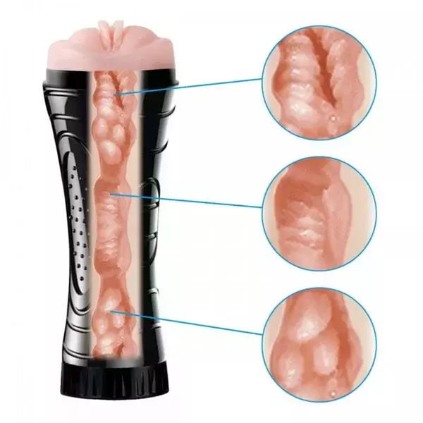 Masturbador lanterna masculino ELETTRA da VIBE TOYS - Imagem 2