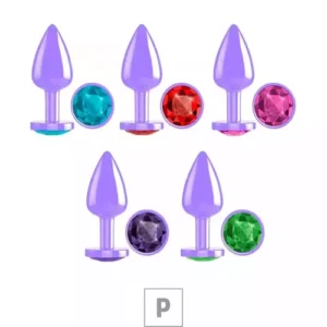 Plug Anal Diamond Colors Lilás Delicious P