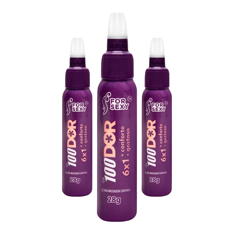 100Dor 6X1 Gel Excitante Anal Multifunções 28G For Sexy - Imagem 5