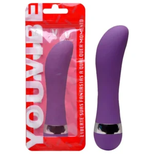 Vibrador Ponto G Aveludado 11,5 X 2,7Cm Vipmix