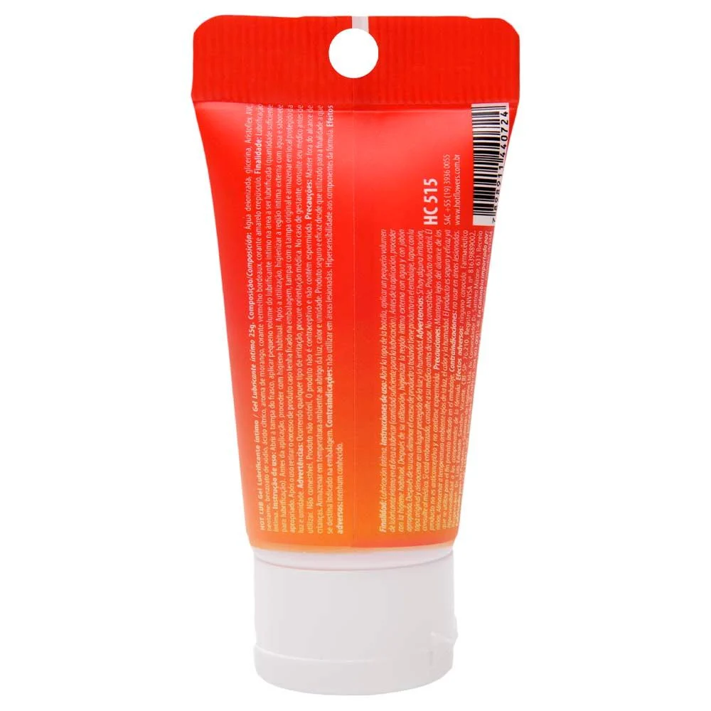 Hot Lub Gel Deslizante Beijável 25G Hot Flowers - Imagem 3