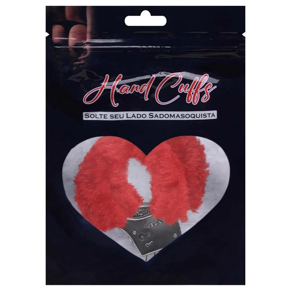 Algemas Do Amor Metal Com Pelúcia Sexy Import - Imagem 4