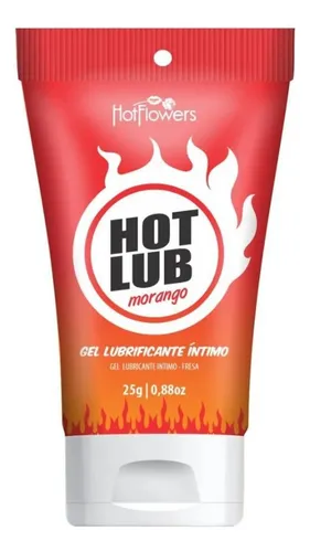 Hot Lub Gel Deslizante Beijável 25G Hot Flowers