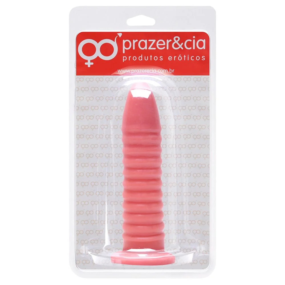 Prótese De Borracha Maciça 16,5 X 3,6Cm Prazer E Cia - Imagem 2