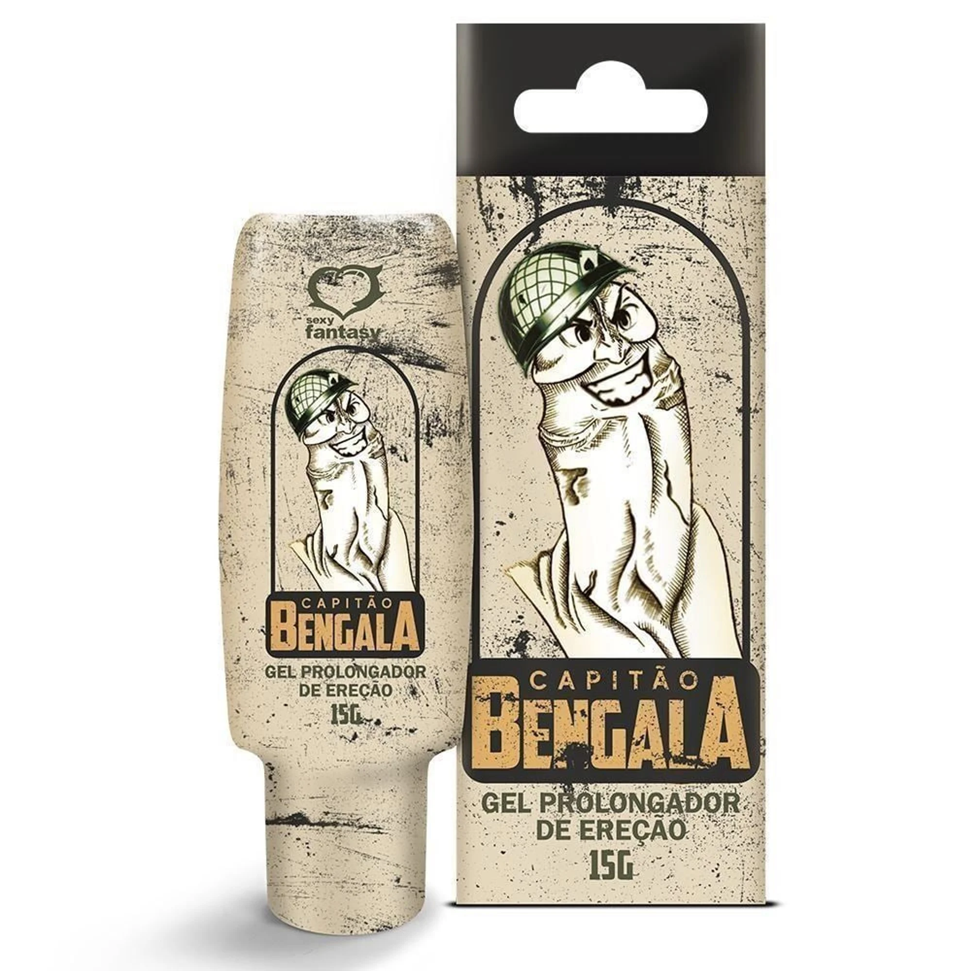 Capitão Bengala Gel Prolongador De Ereção 15G Sexy Fantasy