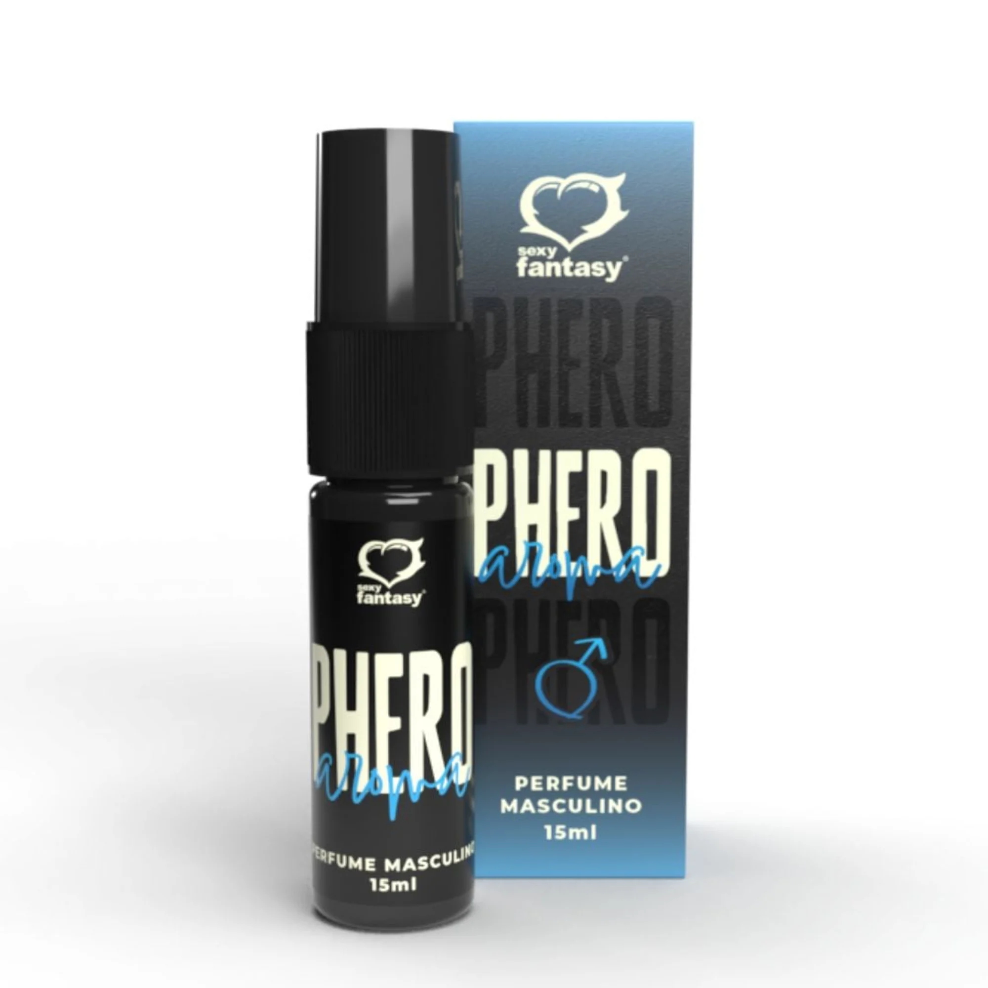 Phero Aroma Perfume Masculino 15ml Sexy Fantasy - Imagem 2