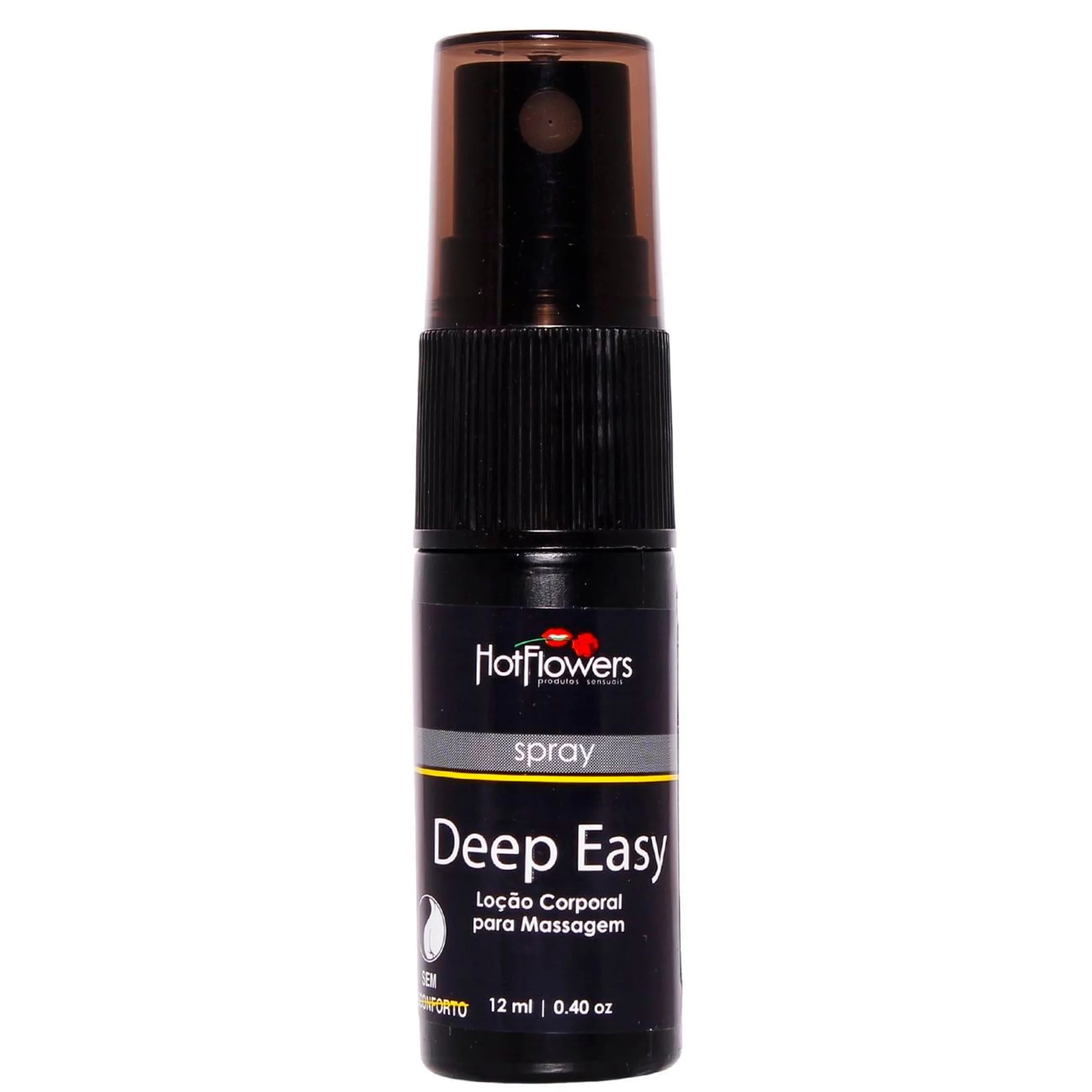 Deep Easy Loção Corporal Para Massagem Em Spray 12Ml Hot Flowers - Imagem 3