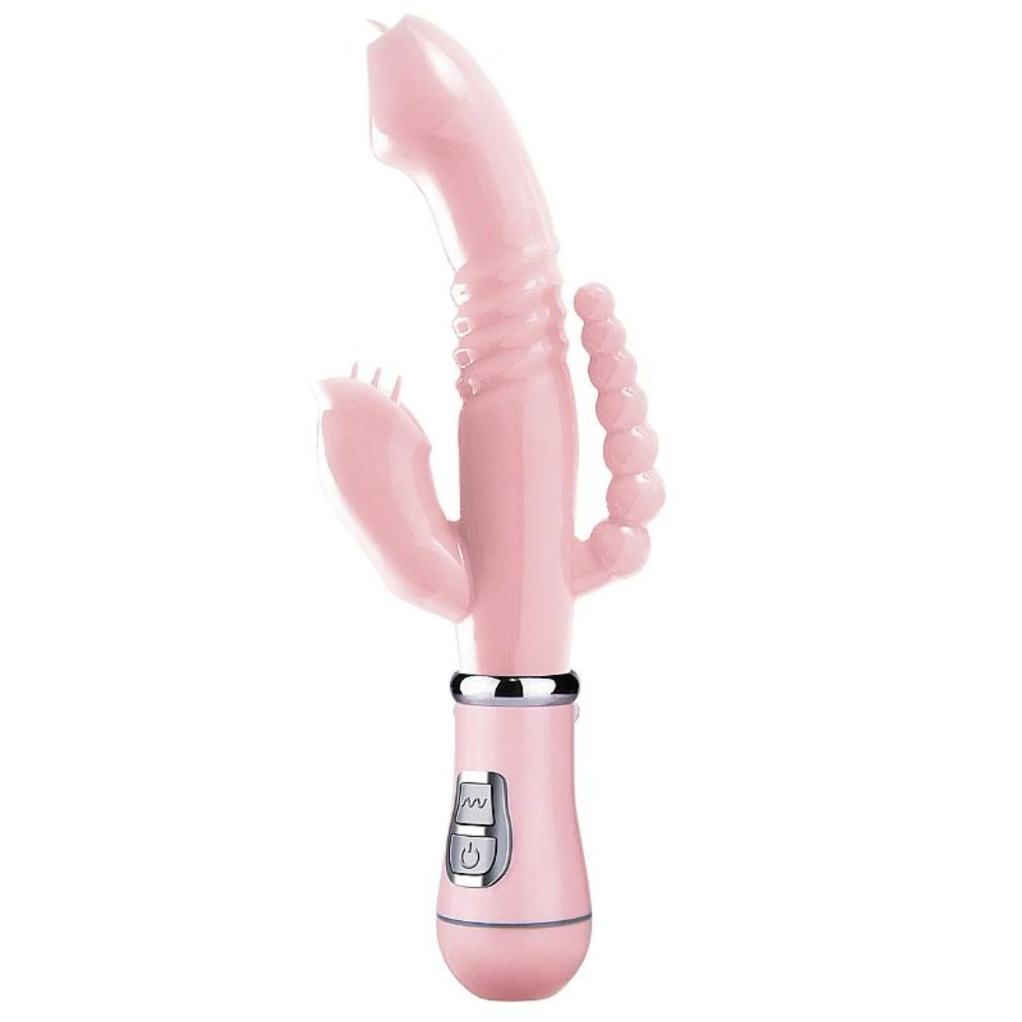 Vibrador Tripla Estimulação com Língua 12 Vibrações - Imagem 5